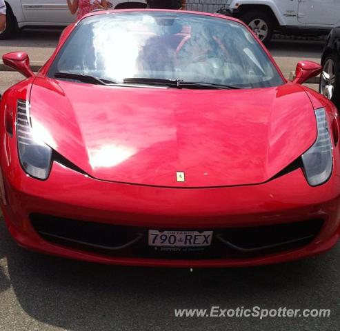 Ferrari 458 Italia spotted in Toronto, Ontario, Canada