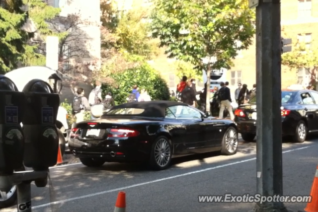 Aston Martin DB9 spotted in D.C., Washington