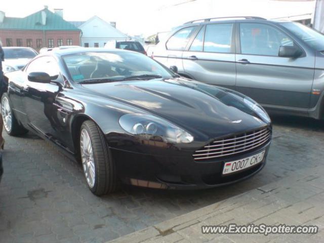 Aston Martin DB9 spotted in Minsk, Belarus