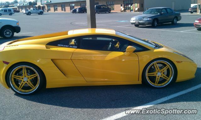 Lamborghini Gallardo spotted in Milford, Delaware