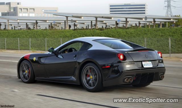 Ferrari 599GTO spotted in 405 freeway, California