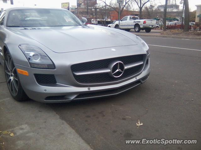 Mercedes SLS AMG spotted in St. Paul, Minnesota