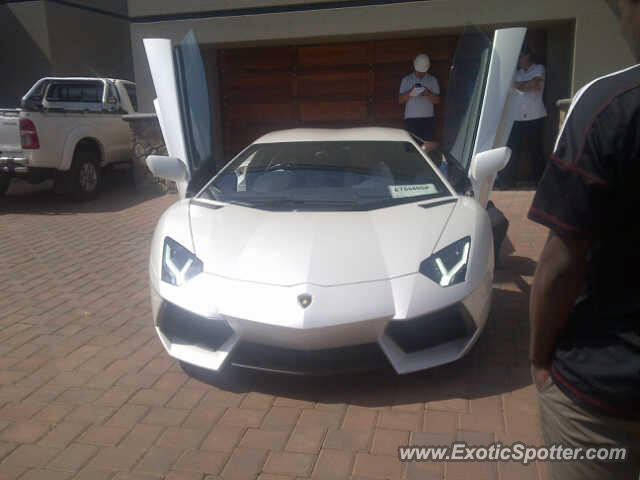 Lamborghini Aventador spotted in Pretoria, South Africa