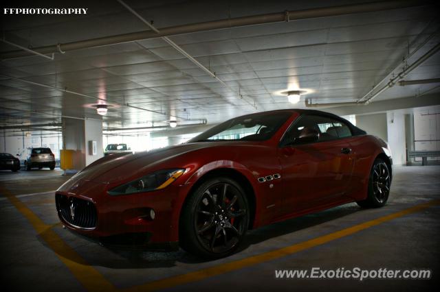 Maserati GranCabrio spotted in Chicago, Illinois