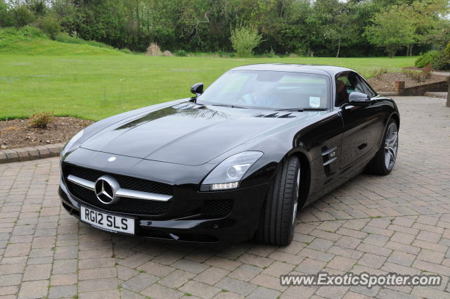 Mercedes SLS AMG spotted in Debden, United Kingdom