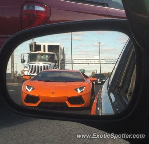 Lamborghini Aventador spotted in Toronto, Ontario, Canada