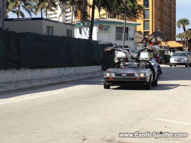 DeLorean DMC-12 spotted in Deerfield beach, Florida