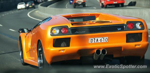 Lamborghini Diablo spotted in Sydney, Australia