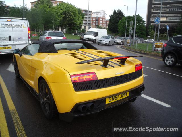Lamborghini Gallardo spotted in Hertfordshire, United Kingdom