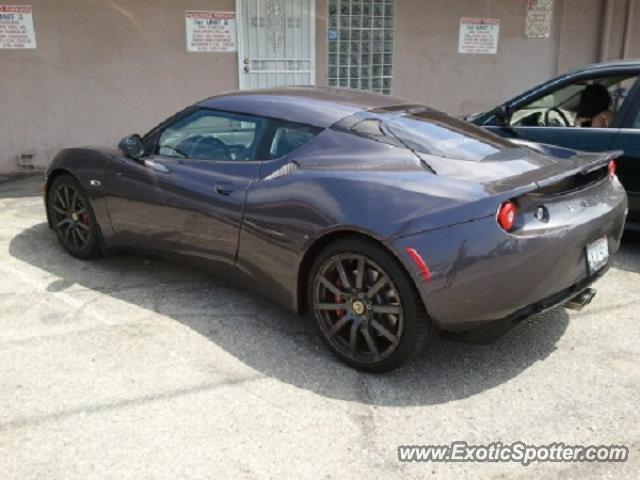 Lotus Evora spotted in Monterey Park, California