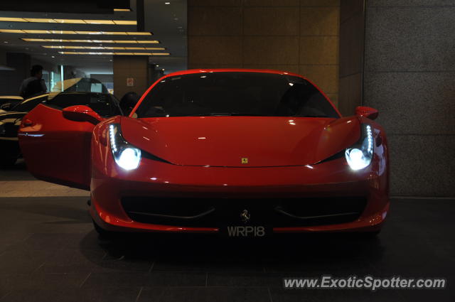 Ferrari 458 Italia spotted in Bukit Bintang KL, Malaysia
