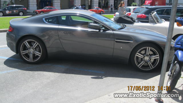 Aston Martin Virage spotted in Bergamo, Italy