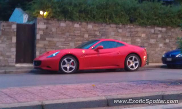 Ferrari California spotted in THESSALONIKI, Greece
