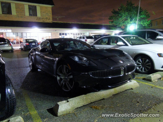 Fisker Karma spotted in Barrington, Illinois