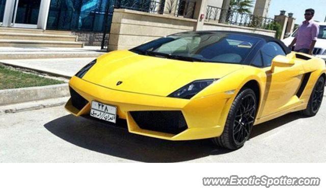 Lamborghini Gallardo spotted in Arbil, Iraq
