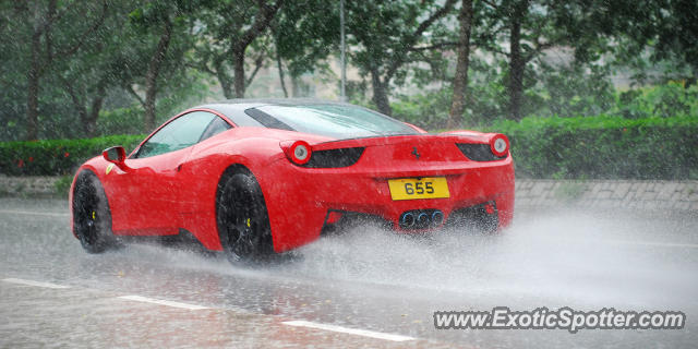 Ferrari 458 Italia spotted in Hong Kong, China
