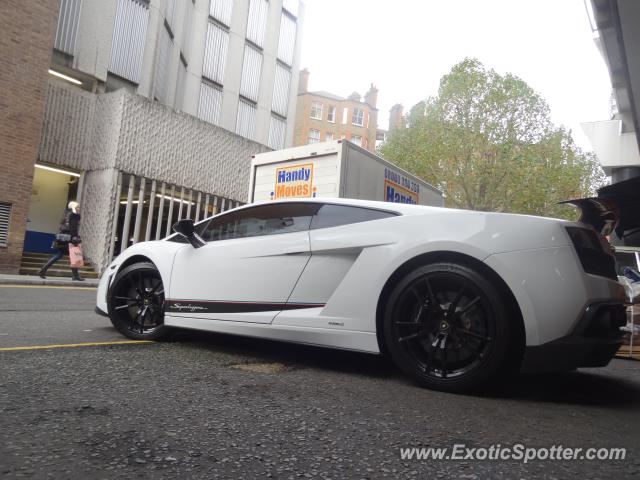Lamborghini Gallardo spotted in London, United Kingdom