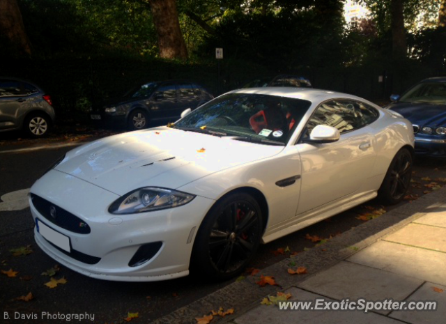 Jaguar XKR spotted in London, United Kingdom