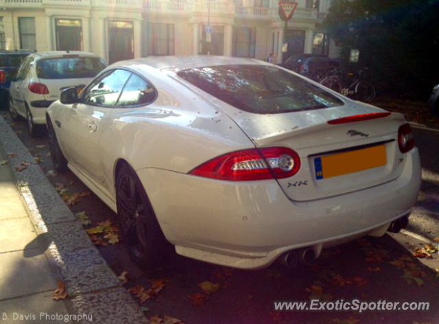 Jaguar XKR spotted in London, United Kingdom