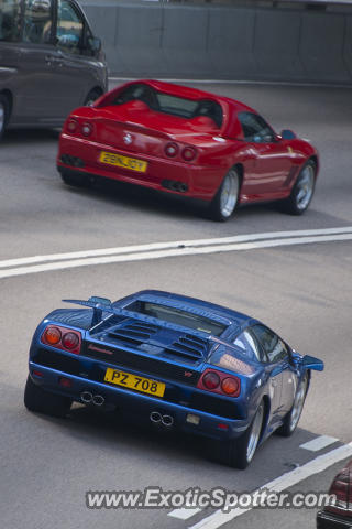 Lamborghini Diablo spotted in Hong Kong, China