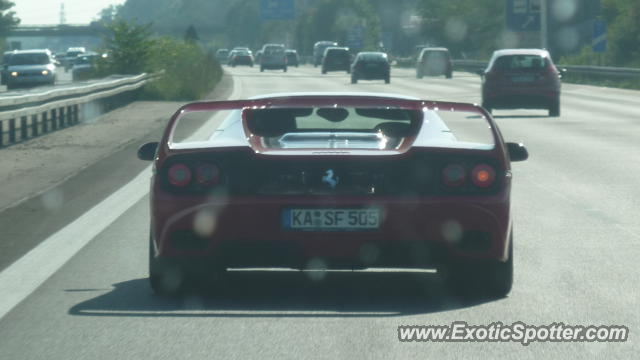 Ferrari F50 spotted in Highway, Germany