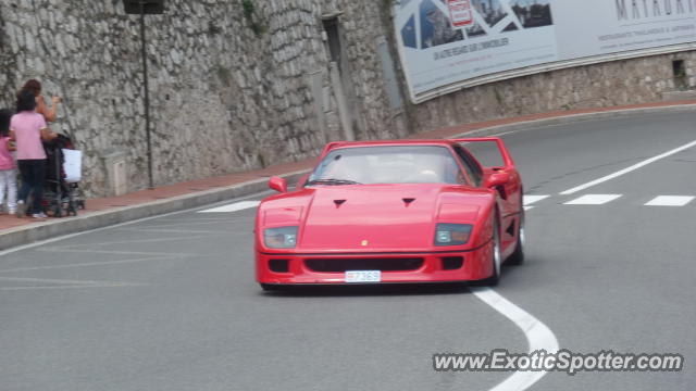 Ferrari F40 spotted in Monaco, Monaco