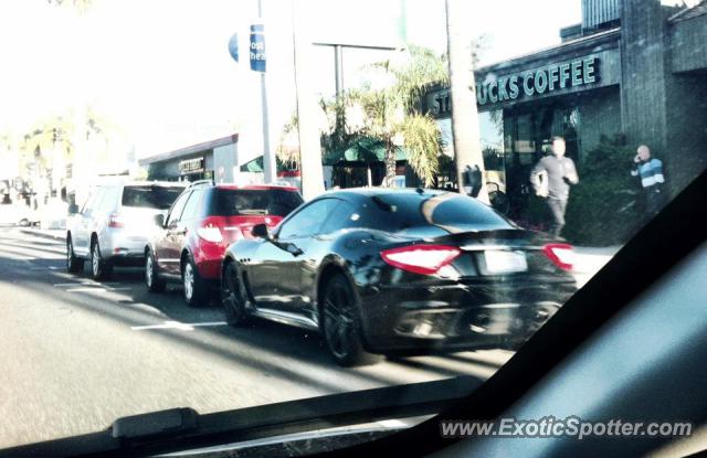 Maserati GranTurismo spotted in Newport Beach, California