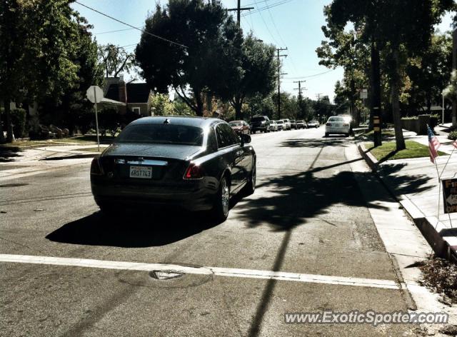 Rolls Royce Ghost spotted in Orange, California