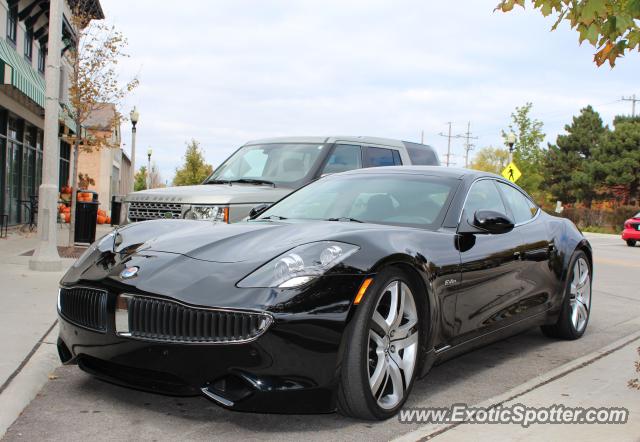 Fisker Karma spotted in Lake Forest, Illinois