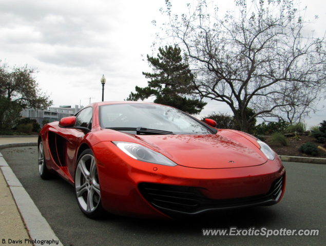Mclaren MP4-12C spotted in Charlestown, Massachusetts