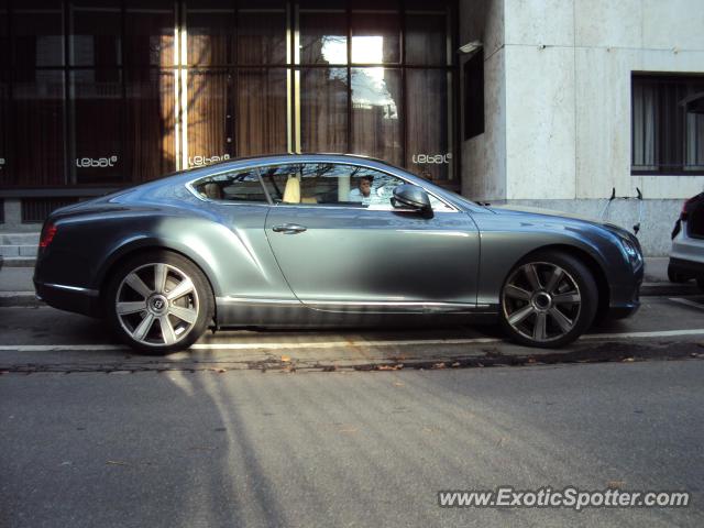 Bentley Continental spotted in Geneve, Switzerland