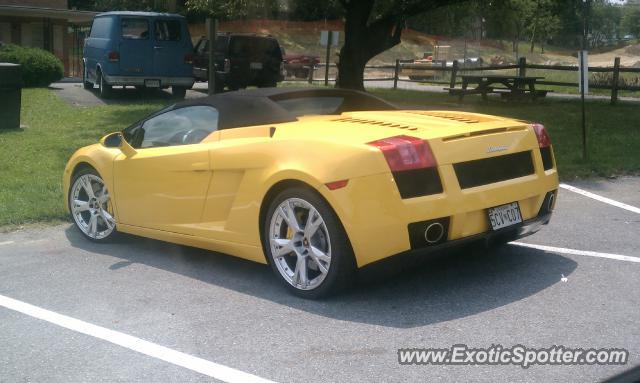 Lamborghini Gallardo spotted in Ellicott City, Maryland