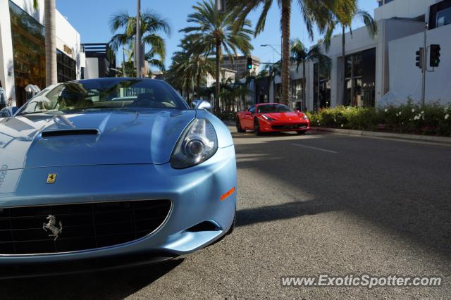 Ferrari 458 Italia spotted in Beverly Hills, California
