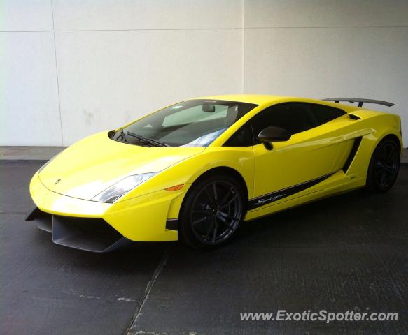 Lamborghini Gallardo spotted in West Bank, Louisiana
