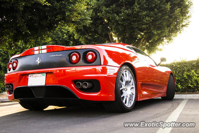 Ferrari 360 Modena spotted in Newport Beach, California
