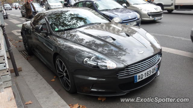 Aston Martin DBS spotted in Paris, France