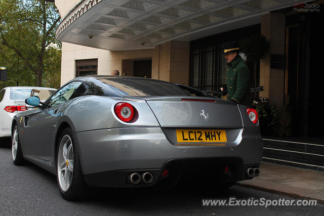 Ferrari 599GTB spotted in London, United Kingdom