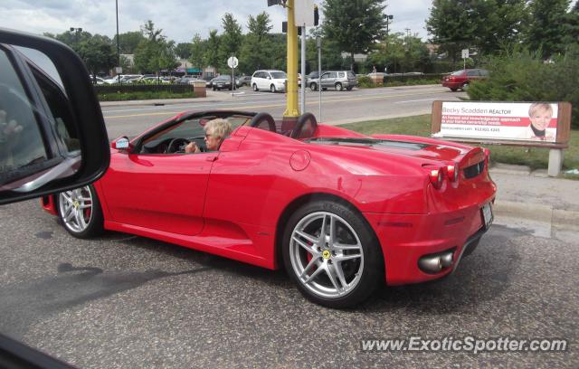 Ferrari F430 spotted in Minneapolis, Minnesota