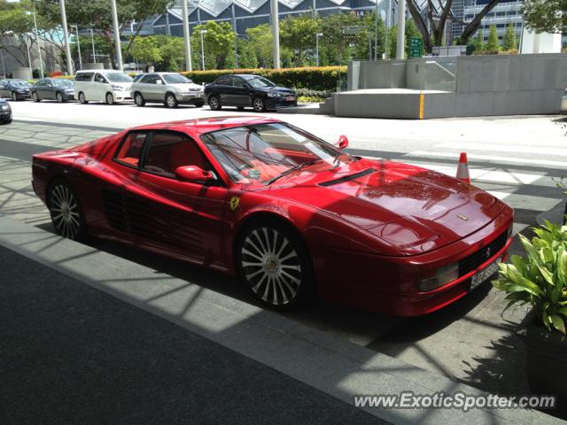 Ferrari Testarossa spotted in Singapore, Singapore