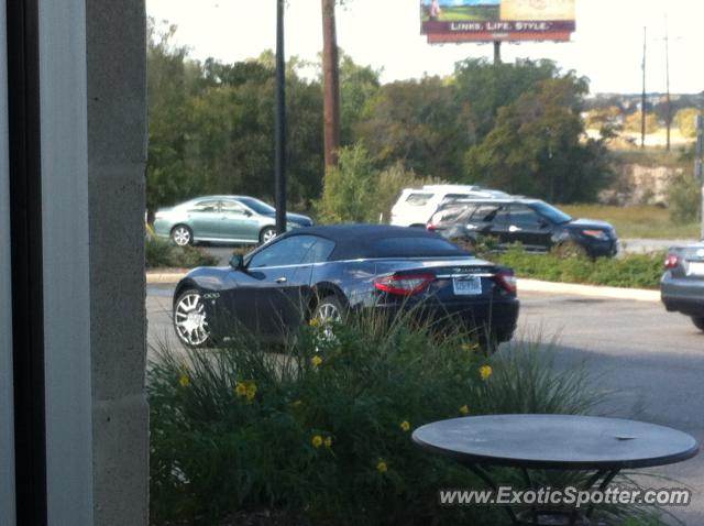 Maserati GranCabrio spotted in Leon Springs, Texas