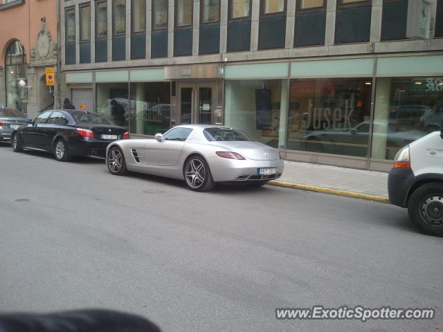 Mercedes SLS AMG spotted in Stockholm, Sweden