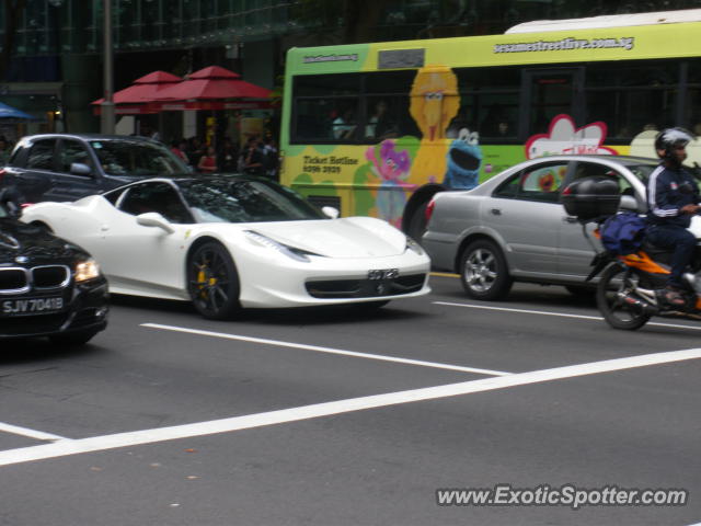 Ferrari 458 Italia spotted in Singapore, Singapore