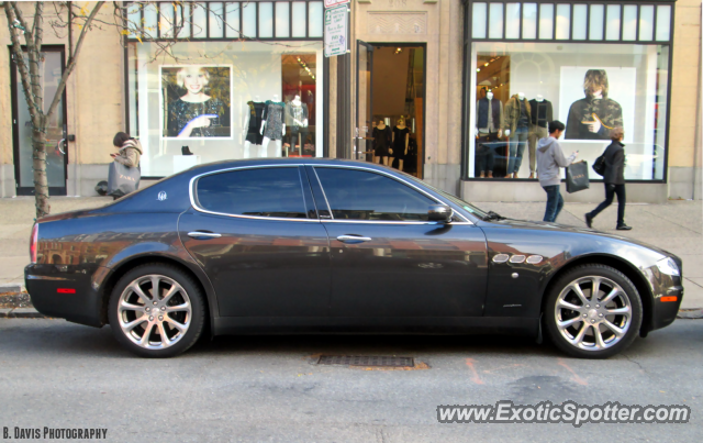 Maserati Quattroporte spotted in Boston, Massachusetts