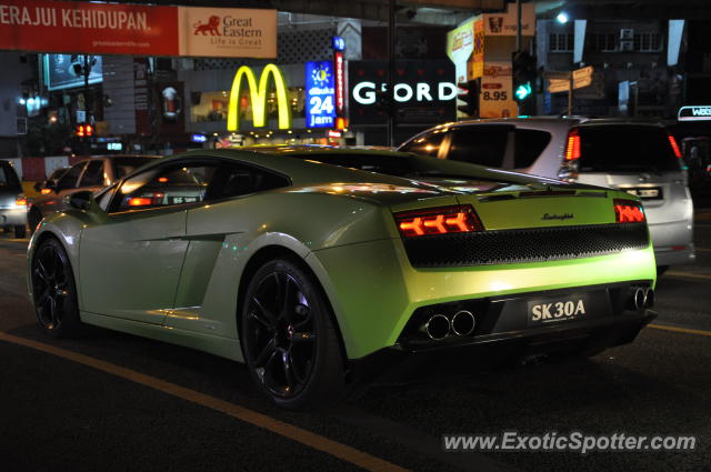 Lamborghini Gallardo spotted in Bukit Bintang KL, Malaysia