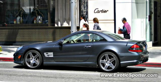 Mercedes SL 65 AMG spotted in Beverly Hills, California