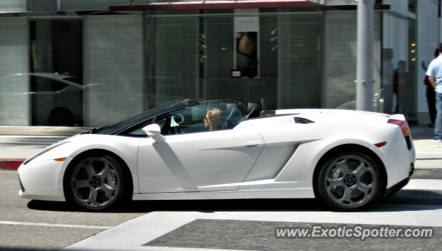 Lamborghini Gallardo spotted in Beverly Hills, California