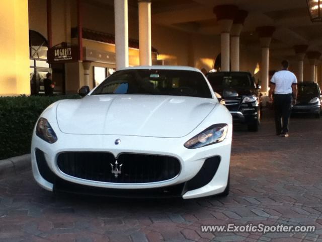 Maserati GranTurismo spotted in Boca Raton, Florida