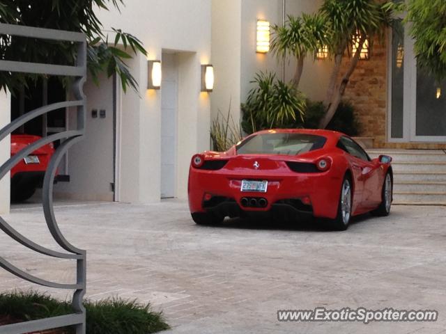 Ferrari 458 Italia spotted in Miami, Florida