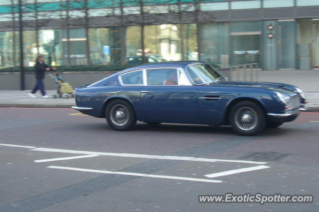 Aston Martin DB6 spotted in London, United Kingdom
