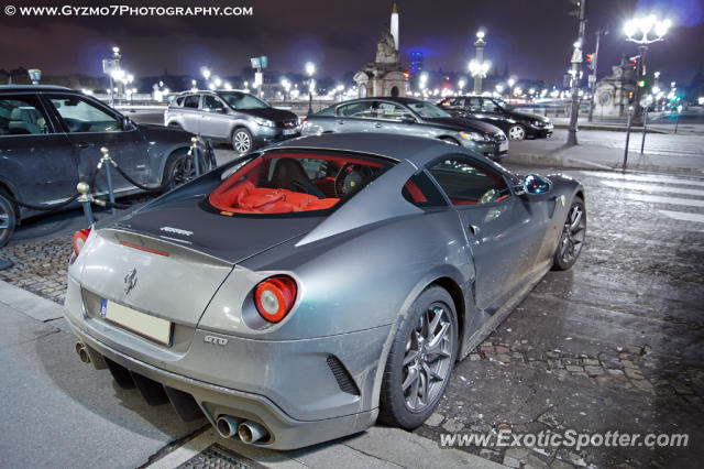 Ferrari 599GTO spotted in Paris, France